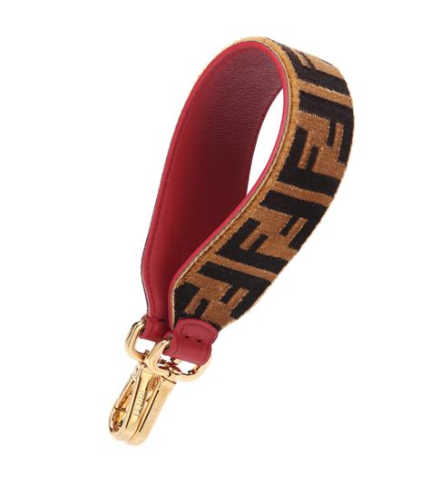 Fendi velvet bag strap